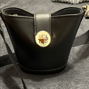 Kate Spade Black Crossbody Bag with Gold Accent